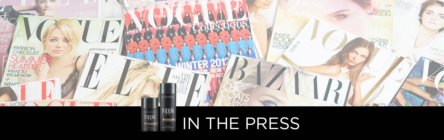 Toppik in the press banner