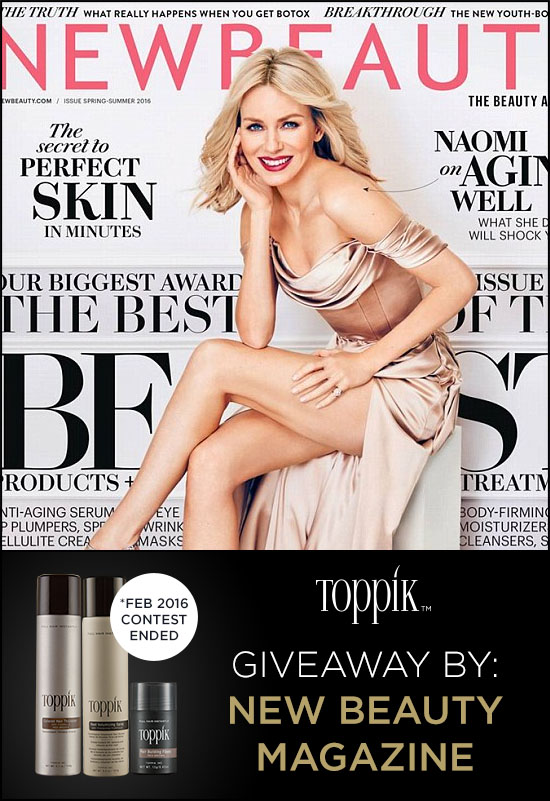 toppik featured in new beauty magazine