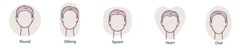 face shapes illustration best hairstyles face shape toppik blog