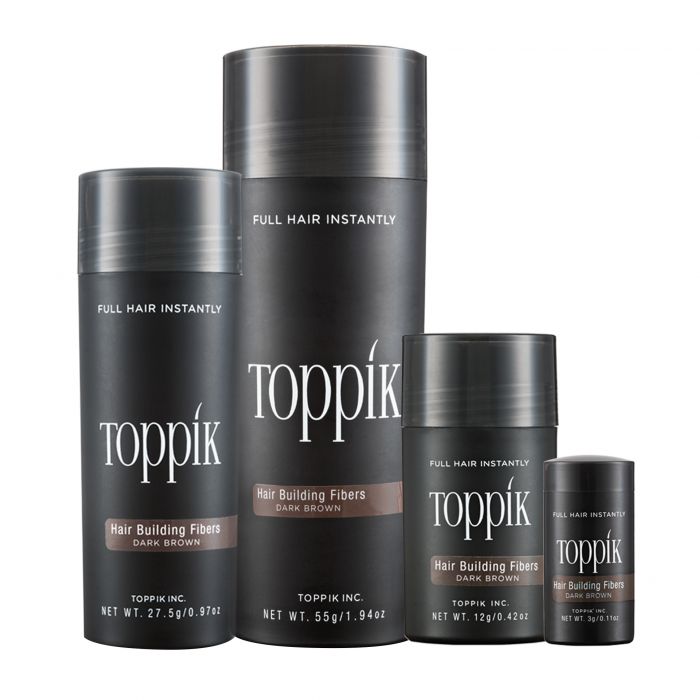 Toppik hair building fibers in multiple sizes