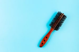 wooden hairbrush with natural boar bristles Toppik blog