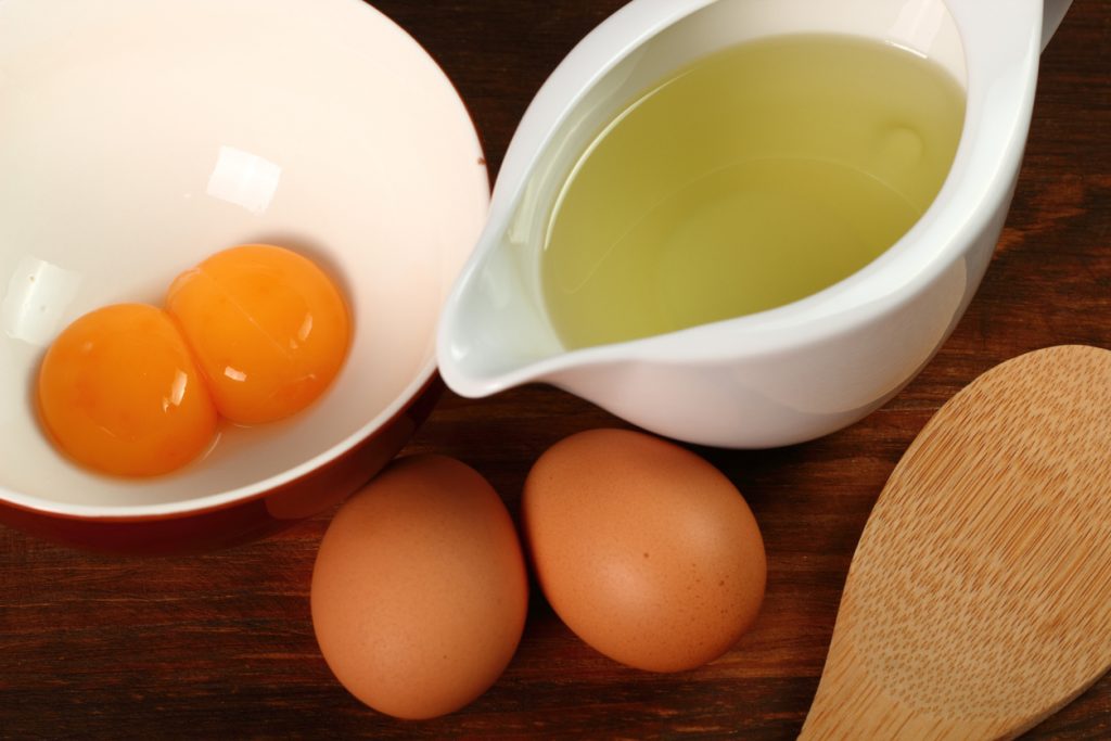 egg yolks olive oil ingredients DIY recipes homemade hair masks for hair growth toppik hair blog
