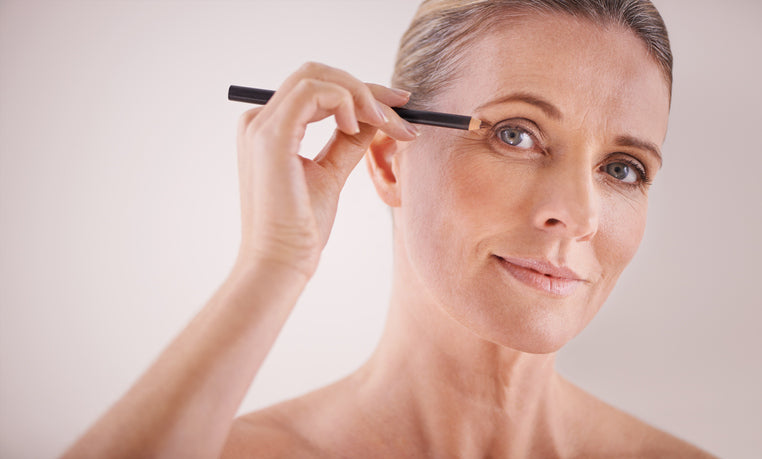 eyebrow color for grey hair