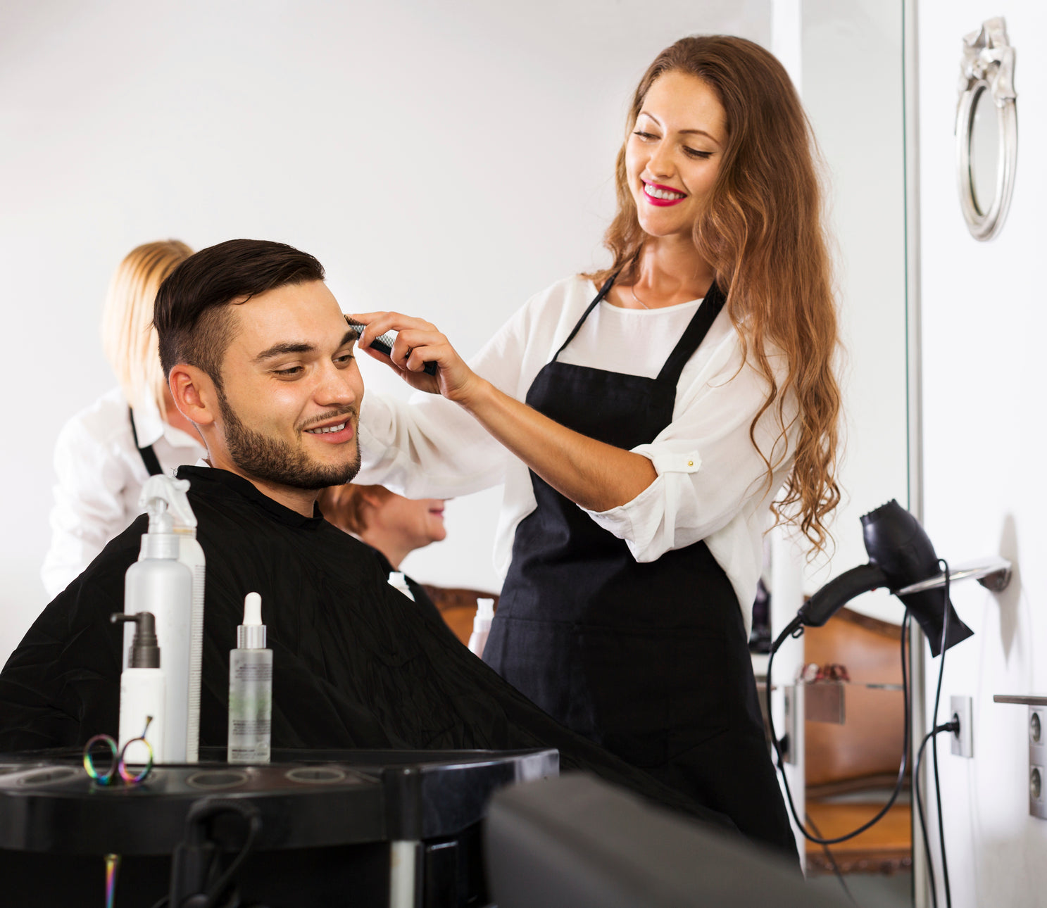 Barber makes the cut for man