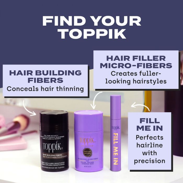 Fill me in hairline filler for a fuller look toppik toppik