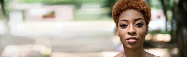 woman short hair african american blonde tips for growing out short hair toppik hair blog