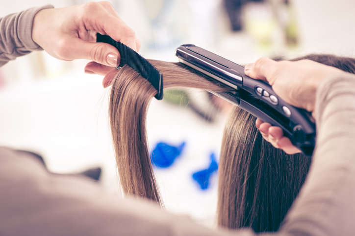 What happens during a hair rebonding treatment?